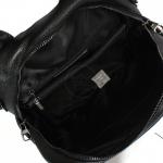 Рюкзак жен натуральная кожа OPI-8806,  2отд,  4внутр+4внеш/карм,  черный 238891