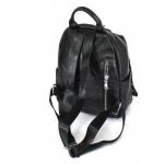 Рюкзак жен натуральная кожа OPI-8005,  1отд,  5внутр+4внеш/карм,  черный 238962