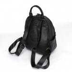 Рюкзак жен натуральная кожа OPI-8077,  1отд,  4внутр+6внеш/карм,  черный 238968