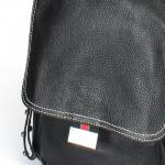Рюкзак жен натуральная кожа OPI-8008,  1отд,  2внутр+5внеш/карм,  черный 238864