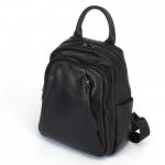 Рюкзак жен натуральная кожа OPI-8080,  2отд,  4внутр+5внеш/карм,  черный 238928