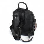 Рюкзак жен натуральная кожа OPI-89117,  1отд,  4внутр+5внеш/карм,  черный 238927