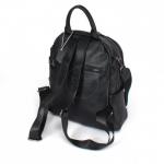 Рюкзак жен натуральная кожа OPI-8085,  2отд,  2внутр+3внеш/карм,  черный 238943