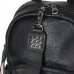 Рюкзак жен натуральная кожа OPI-8091,  1отд,  4внутр+4внеш/карм,  черный 238947