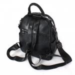 Рюкзак жен натуральная кожа OPI-8095,  2отд,  4внутр+4внеш/карм,  черный 238897