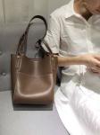 Женская сумка с ручками-трансформерами из натуральной кожи, цвет коричневый