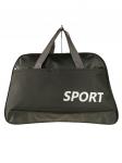 Дорожно-спортивная сумка из текстиля, цвет чёрный