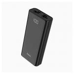Внешний аккумулятор Hoco J45 Elegant shell mobile power bank 10000mAh (USB*2) (black) 114037