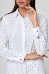 Блуза ANELLI 330, белый/якори