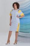 Платье Avanti Erika 1200-3, желтый/голубой
