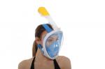 Полнолицевая маска для снорклинга, голубая S Bradex SF 0369