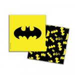 Batman. Салфетки бумажные трехслойные (желтые) 33*33 см, 20 шт (282850)