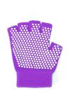 Перчатки противоскользящие для занятий йогой, фиолетовый Bradex SF 0208