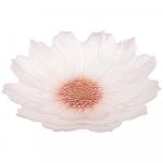 Аксам 339-189 блюдо "белый цветок" 30cm без упаковки  (мал 4шт)