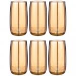 194-535 набор стаканов из 6 шт "гречишный мед" 330 мл