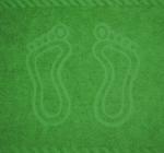 полотенце махровое  "ручки/ножки" - ножки зеленые