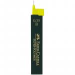 Грифели для механических карандашей  Super-Polymer, 12шт., 0,35мм, B, 120301