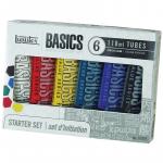 Краски акриловые Liquitex Basics 06 цв., 118 мл/туба, картонная коробка, 101076