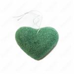 Kristaller Спонж конжаковый с экстрактом зеленого чая Сердце, KG-005