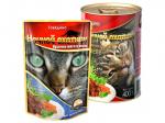 Пакет дой-пак для кошек Ночной охотник Говядина в желе 100 гр.