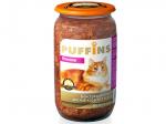 Консервированный корм для кошек Puffins ягненок ст/б 650 гр.