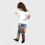 Детские брюки 3D "ACTION ANIME CHARACTERS!"