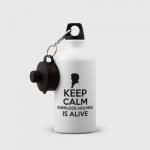 Бутылка спортивная "Keep calm Sherlock is alive"