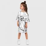 Детское платье 3D "ЧЕРНОЕ ЗЕРКАЛО"