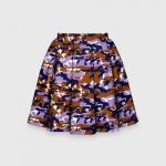 Детская юбка-солнце 3D "Camouflage for men"