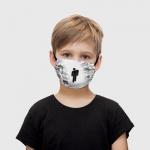 Детская маска (+5 фильтров) "BILLIE EILISH | БИЛЛИ АЙЛИШ (Z)"