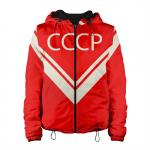 Женская куртка 3D "СССР хоккейная форма"
