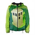 Женская куртка 3D "CRAZY TARDIS"
