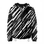 Женская куртка 3D "Дождь.Black & white."