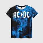 Женская футболка 3D "AC/DC."