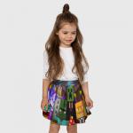 Детская юбка-солнце 3D "MINECRAFT"