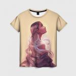 Женская футболка 3D "Ariana Grande (Ариана Гранде)"