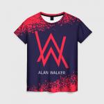 Женская футболка 3D "ALAN WALKER / АЛАН УОКЕР"