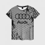 Женская футболка 3D "AUDI / АУДИ"