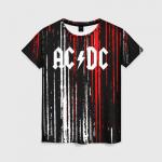 Женская футболка 3D "AC/DC."