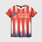 Женская футболка 3D "ATLETICO MADRID."