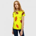 Женская футболка 3D "Autumnal"