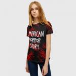 Женская футболка 3D "American Horror Story."