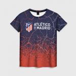 Женская футболка 3D "ATLETICO MADRID / Атлетико"