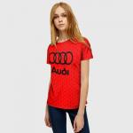 Женская футболка 3D "AUDI / АУДИ"