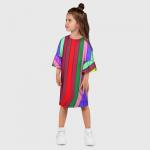 Детское платье 3D "радуга"