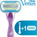 ЖЕН Станок Gillette Venus + Satin Care 1 кассета