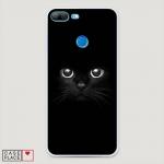 Cиликоновый чехол Взгляд черной кошки на Huawei Honor 9 Lite