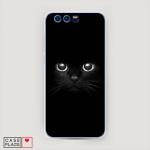 Cиликоновый чехол Взгляд черной кошки на Huawei Honor 9