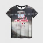 Женская футболка 3D "Washington capitals"