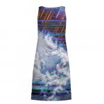 Платье-майка 3D "Glitchy clouds"